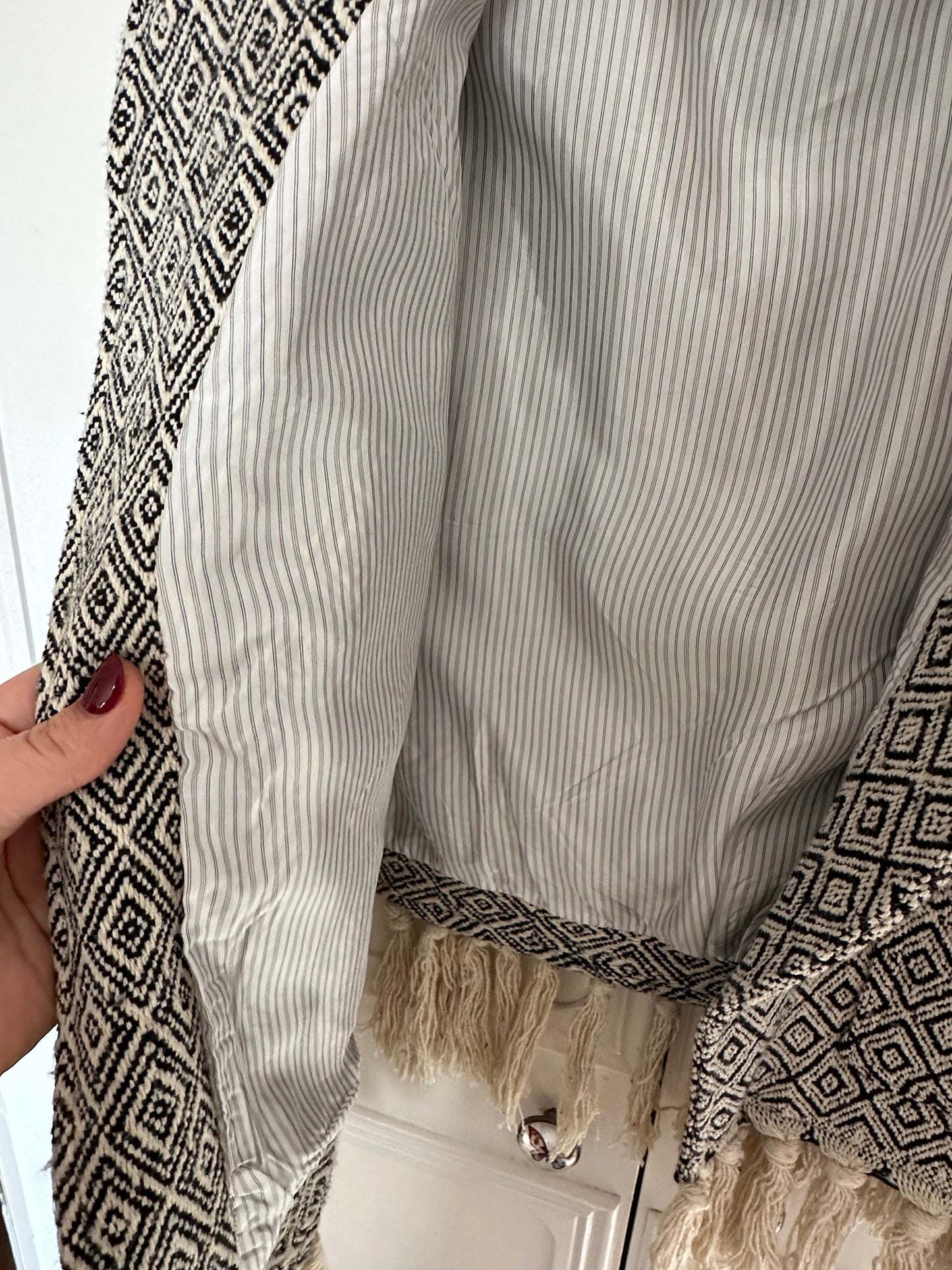 Button sleeve cropped jacket £79.00