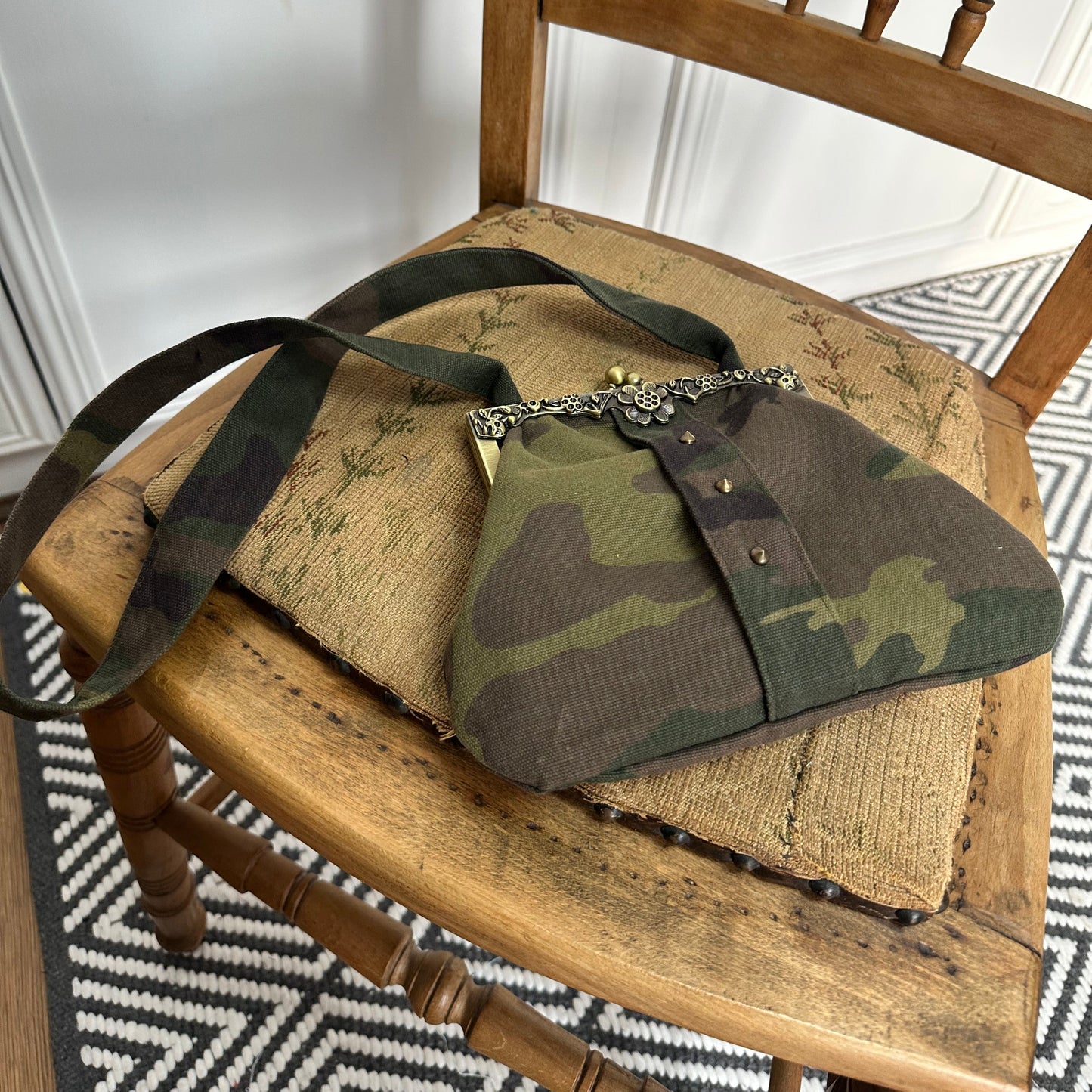 THE STEVIE CAMO CLUTCH BAG £39