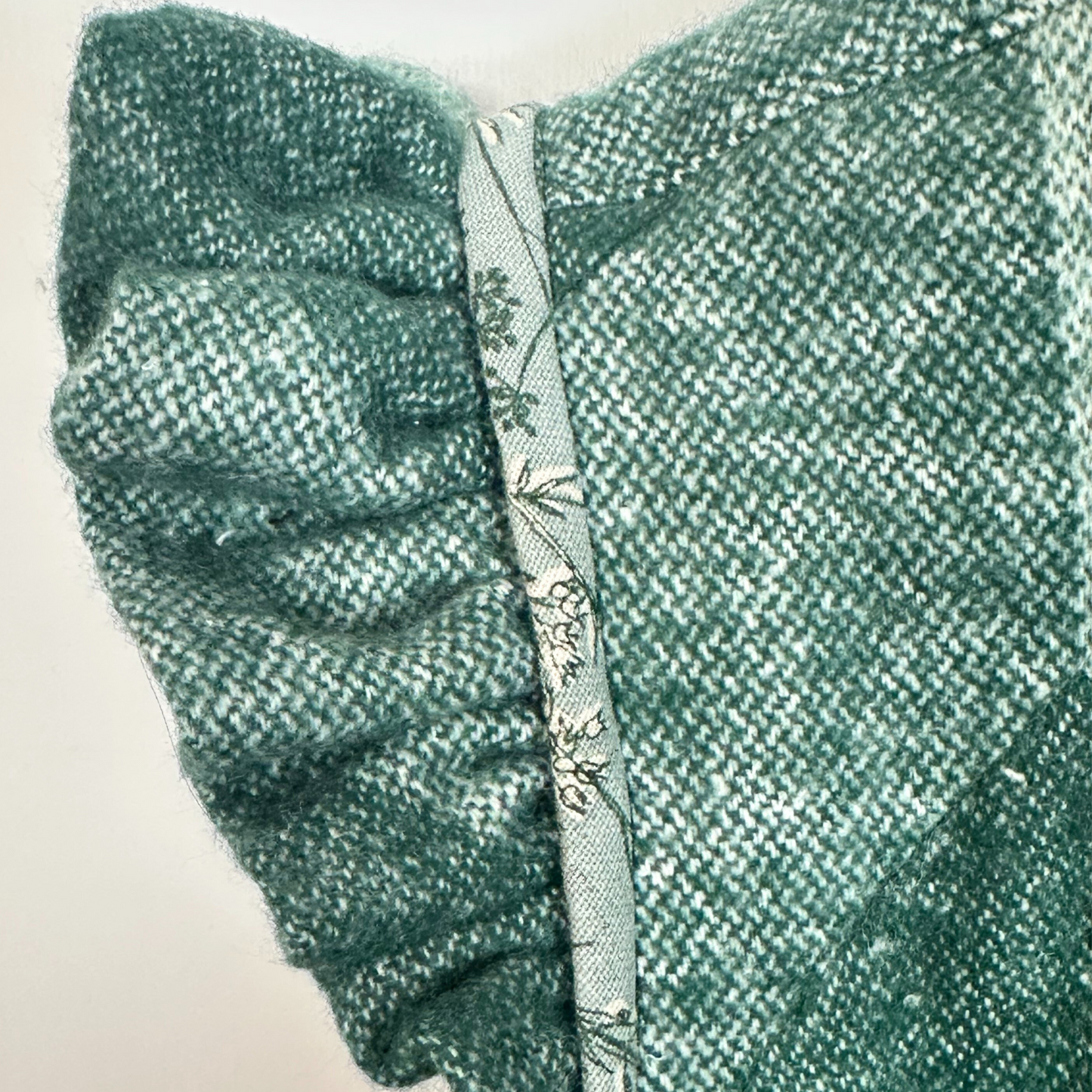 UPCYCLED WOVEN QUILTED WAISTCOAT £59.00