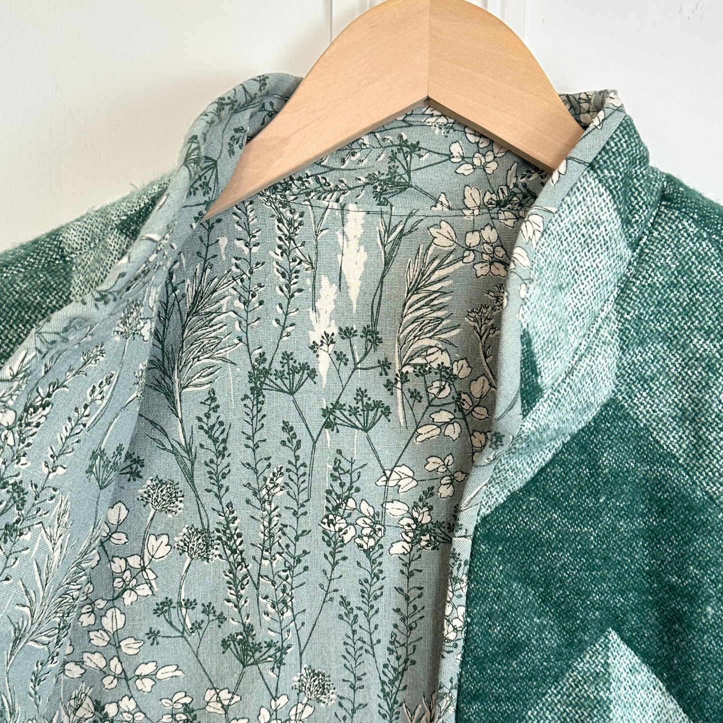 UPCYCLED WOVEN QUILTED WAISTCOAT £59.00