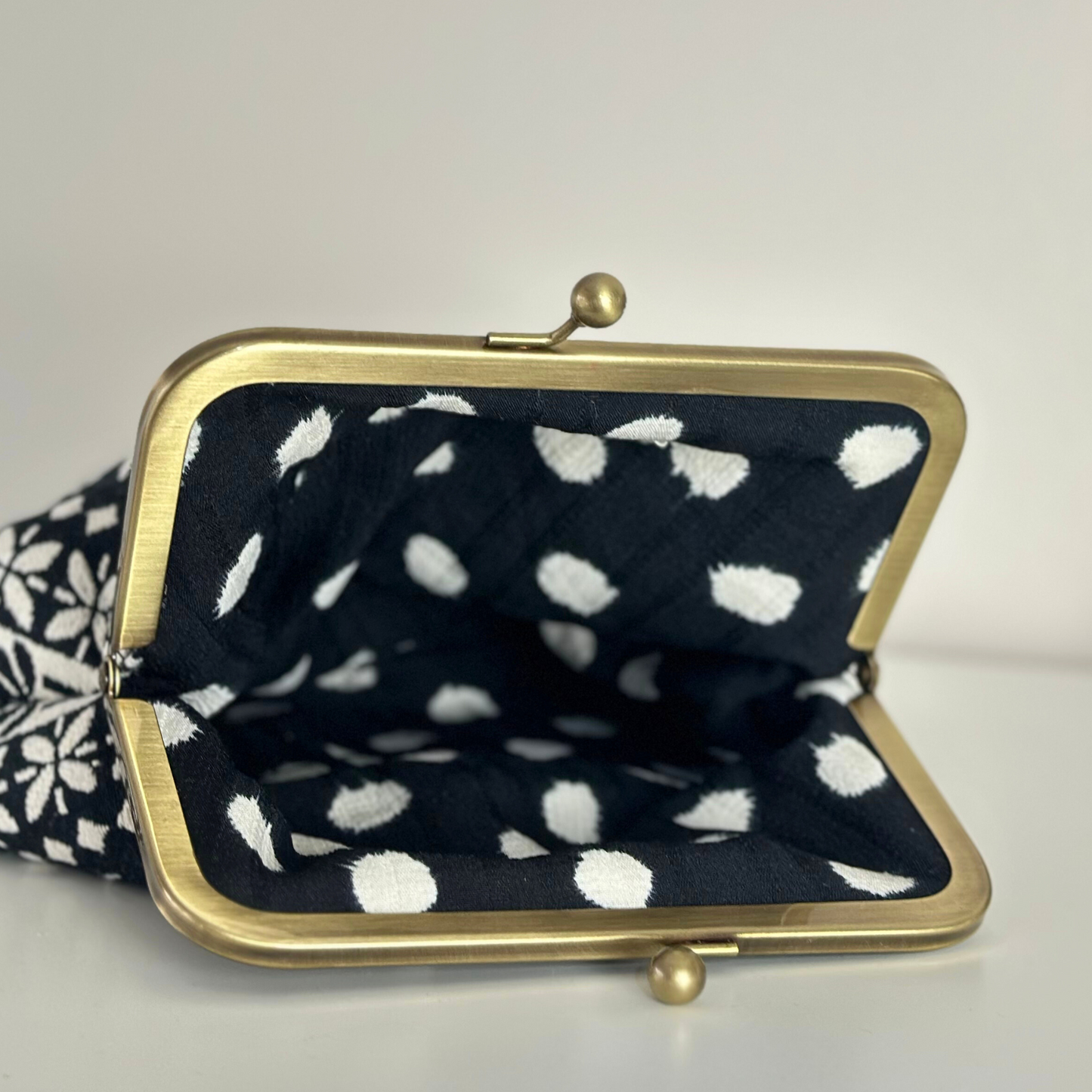 BLACK AND WHITE CLUTCH BAG £29